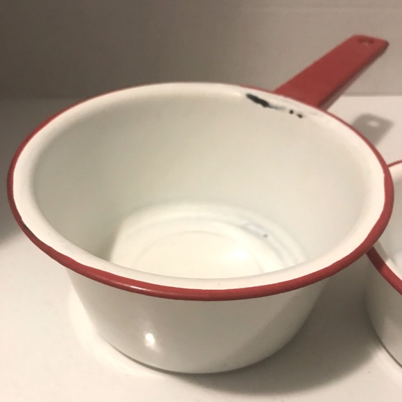 3 Vintage Enamelware Pans - Picture 5 of 15